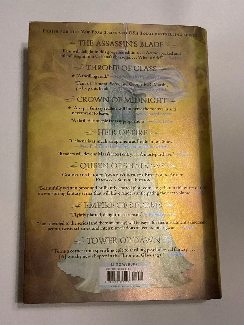 Sarah J. Maas Kingdom of Ash Throne of Glass Ser. Hardcover 2018 Dust Jacket